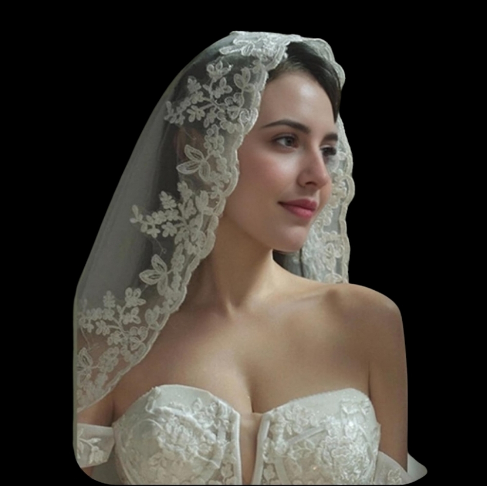 👰‍♀️🆕 Elegant Lace Bridal Veil